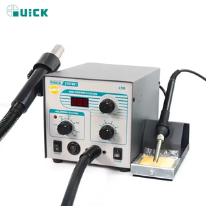 Stasiun Solder Rework 2 in 1 QUICK 706W+ / Steker EU Bebas Timbal Digital Elektronik BGA Stasiun Solder Rework Pistol Udara Panas - Product Image 5