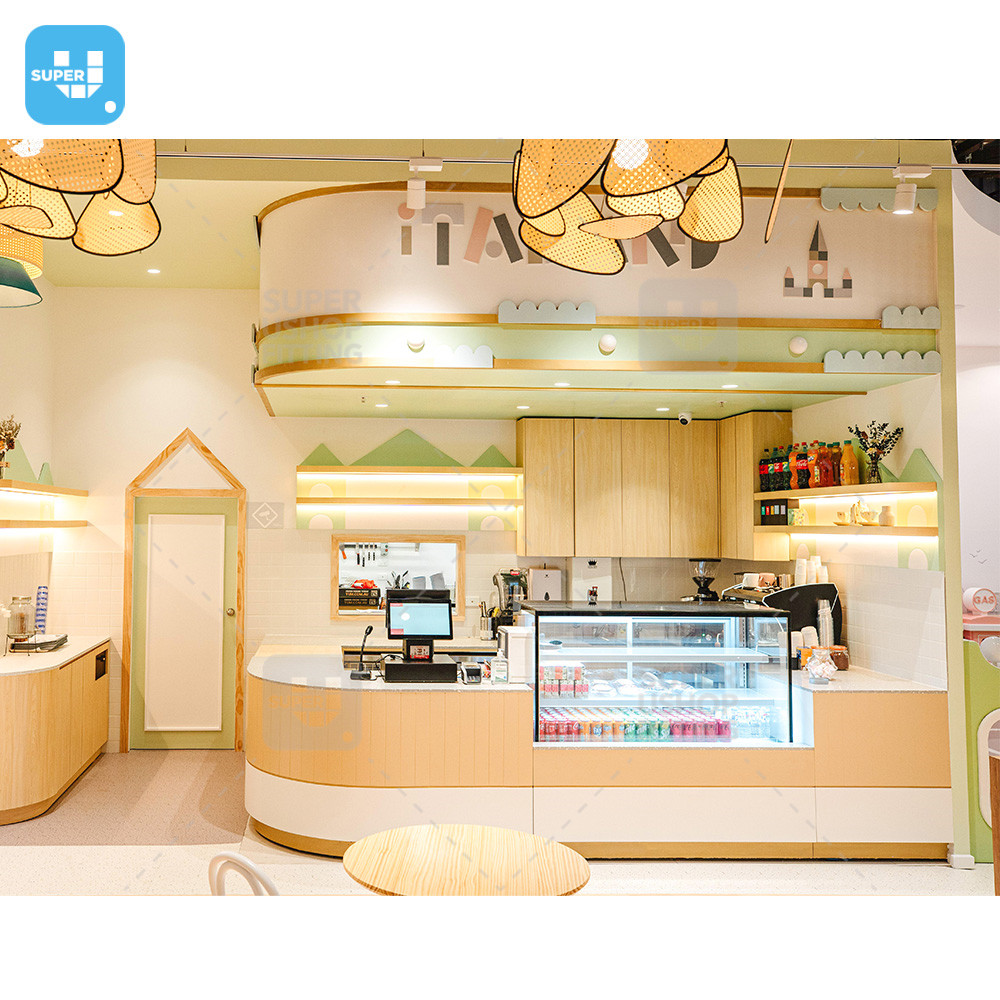 Современный Креативный домашний торговый центр из МДФ, парк развлечений, кафе, бар, стойка, дизайн мебели, индивидуальный киоск для кофейни на продажу