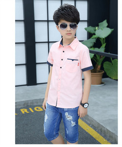 Venta al por Mayor de Conjuntos de Ropa para Niños, Estilo Nuevo, Camisetas Blancas Lisas y Jeans de Mezclilla - Product Image 4