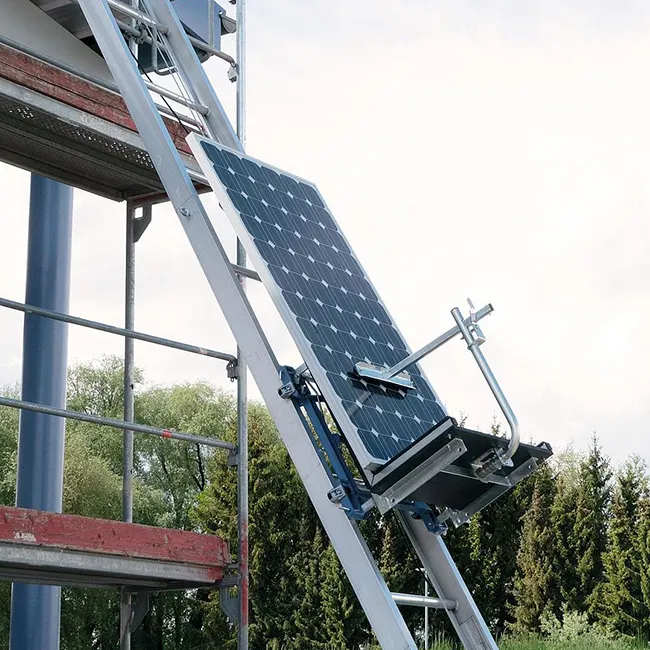 Escalera Eléctrica de Carga, Elevador de Panel Solar Pv, Automático, Pie, Ascensor Para Paneles De Yeso Y Tablaroca, Seguro Para Escalar