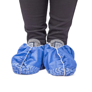 Couvre-chaussures d'hôpital étanches à l'eau en gros Couvre-chaussures jetables bleu pp non tissé médical anti-poussière - Product Image 3