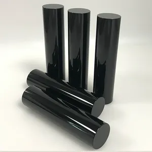 Quảng Châu yishun nhà máy bán buôn cao grossly màu đen rắn màu PMMA nhựa thanh acrylic Vòng Rod