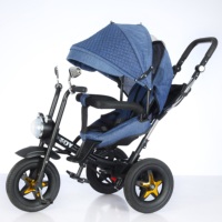 Tricycle multifonctionnel pour enfants le plus vendu, poussette bébé réglable de haute qualité pour enfants