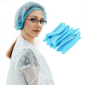 Gorros Desechables de Tela No Tejida para Ducha, Gorros Elásticos para el Cabello, para Cocina, Restaurante, Salón, Spa - Product Image 2