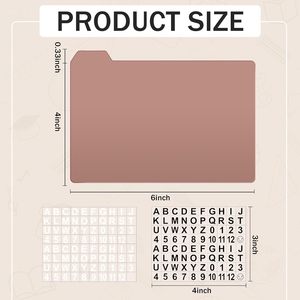 Chỉ Số Thẻ Hướng Dẫn Thiết Lập Bảng Chữ Cái Sticker Chỉ Số Chia Thẻ Tự Dính Số Dán Chỉ Số Chia Thẻ Với Các Tab - Product Image 2