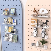 Fabricant personnalisé OEM/ODM affichage transparent étagère suspendue en acrylique étagères murales flottantes laminage