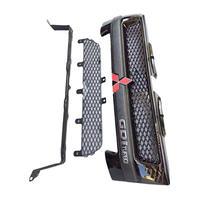 กระจังหน้ารถยนต์คุณภาพสูงสำหรับมิตซูบิชิ ปาเจโร มอนเตโร โชกุน H67W H77W MR971636 กระจังหน้าโครเมียม ABS ใหม่ ชิ้นส่วนพลาสติก - Product Image 5