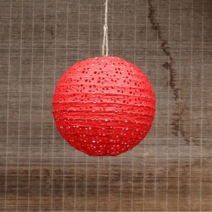 Handmade cổ phong cách giấy rỗng đèn lồng có thể gập lại trong nhà trang trí chiếu sáng cho lễ hội trang trí - Product Image 6