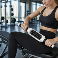 Rouleau de massage professionnel KONBEST à micro-vibrations en silicone pour le cou et les épaules, pour la relaxation musculaire et la libération myofasciale