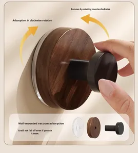 Best-selling Strong Adhesive Wall Mounted Multifunction <b>Hook</b> No-Drill <b>Plastic</b> Suction Cup Modern Design Clothing - Product Image 4