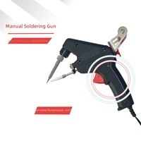 Pistolet à souder manuel 60W, fer à souder à chauffage interne, alimentation par fil, élément chauffant en céramique 220V, réparation par soudage pour l'électronique