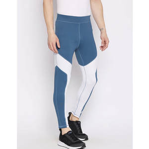 High Quality Breathable Compression Workout <b>Tights</b> for Men OEM Service Wholesale Print <b>Pattern</b> Leggings - Product Image 3
