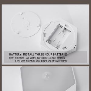 Lampe de nuit modulaire hexagonale portable à LED rechargeable avec détecteur de mouvement PIR en forme de nid d'abeille - Product Image 6