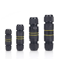 Connecteur étanche M25 à visser IP68 40A 400V PA66 Nylon Contacts en alliage de cuivre Boîtier de jonction robuste pour éclairage public