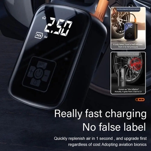 Inflador de Neumáticos de Coche de <span class=keywords><strong>12V</strong></span>, <span class=keywords><strong>Compresor</strong></span> de Aire Portátil - Solo Alimentado por Encendedor de Cigarrillos, Con Cable (No para Banco de Energía/Uso Doméstico) - Product Image 4