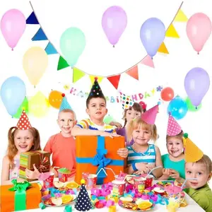 Çocuklar doğum günü renkli baskı özel mevcut çocuk kağıt parti için çeşitli parti şapkaları