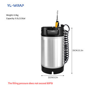 ถังพ่น PPF คุณภาพดี ขนาด 9.5 ลิตร แบบพกพา ทำจากสแตนเลส สำหรับงานติดฟิล์มรถยนต์ พร้อมเครื่องพ่นแรงดัน - Product Image 3