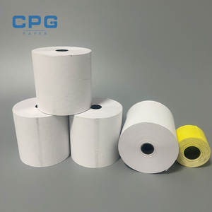 Rouleau de papier thermique pour caisse enregistreuse de haute qualité, sans phénol, 48 g/m², en vrac sur palette d'usine, avec revêtement supérieur - Product Image 1