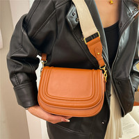 Sac à bandoulière en cuir PU vintage de créateur, avec rabat et sangle réglable, pour femme, idéal pour les loisirs, les vacances et le shopping