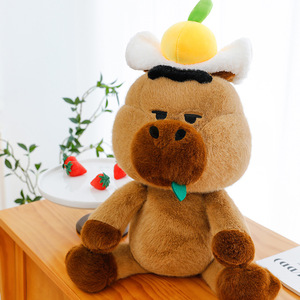 Hot Sale Cute Capybara Soft Anime Plush Toy with PP Cotton Filling Creative Cute Doll <b>Claw</b> <b>Machines</b> Plush Dolls Toys Wholesale - Product Image 1
