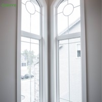 Ventana Fija de Aluminio Personalizada con Diversos Estilos Decorativos para Edificios