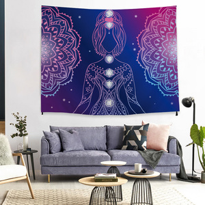 Yiwu Shengchun casa decoración Hippie <span class=keywords><strong>tapiz</strong></span> <span class=keywords><strong>antiguo</strong></span> <span class=keywords><strong>tapiz</strong></span> Hippie psicodélico colgando perchas de <span class=keywords><strong>tapiz</strong></span> colgante de <span class=keywords><strong>pared</strong></span> - Product Image 3
