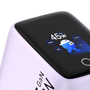 Doublepow 45W GAN USB C ที่ชาร์จ<span class=keywords><strong>เร็ว</strong></span> PD อะแดปเ<span class=keywords><strong>ต</strong></span>อร์ติดผนังจอแสดงผล LED <span class=keywords><strong>แบ</strong></span>บเรียลไทม์สำหรับ iPhone MacBook Android SWITCH - Product Image 3