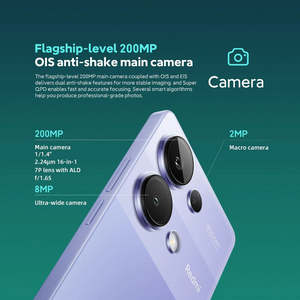 รุ่นสำหรับสมาร์ทโฟน Note 13 Pro 5G กล้อง 200MP 67W Helio 5 NFC 6.67 นิ้ว 120Hz - Product Image 3