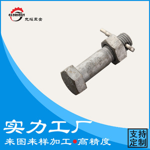 Hot Dip Galvanized Steel <b>Tower</b> <b>Bolt</b> For Telecommunication <b>Towers</b> Wenzhou Zhejiang Origin - Product Image 4