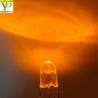 Prix usine bonne qualité Ultra lumineux 5mm forme ovale rouge 660nm jaune 590nm bicolore double couleur Led Diodes 1000 pièces par sac