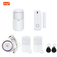 Système d'alarme intelligent portable CE pour maison connectée, anti-intrusion, Tuya WiFi GSM 433MHz ABS, OEM, directement de l'usine