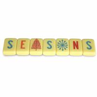 Mahjong de luxe SEASONS par MJLA, ensemble de tuiles de Mahjong américain, idéal pour le divertissement familial, articles en stock