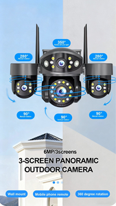 YOOSEE 15MP HD <b>Camera</b> 8K Four Lens Three Screen PTZ PIR Motion Detection Two-Way Audio Surveillance Wifi <b>Security</b> CCTV Cameras - Product Image 5