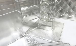 Présentoir cosmétique compact en acrylique moulé par injection, multifonctionnel, écologique, de qualité supérieure, au design personnalisé, pour la vente en gros - Product Image 4