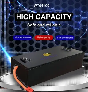 Wirenteh 51.2V 200Ah RV Solar Home Storage Backup Power Bank With Self-developed Balancer A Grade Cells