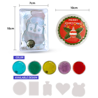 Bingyuan - Almohadilla Térmica de Gel Reutilizable Personalizada, Calentador de Manos Instantáneo con Clic, 13x13 cm, 50 g, Clase I