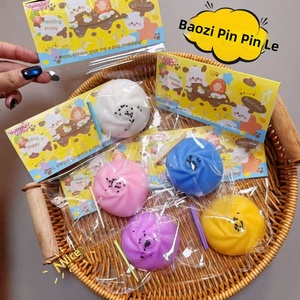 Jouet anti-stress en PVC à rebond lent, simulation Xiaolongbao, nouveauté, pour enfants de 5 à 7 ans, mignon et populaire sur internet - Product Image 5