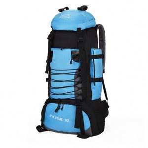 <b>Large</b> Capacity 90L Oxford Cloth Softback Outdoor Hiking Mountaineering <b>Backpack</b> Men Women Waterproof Sports Entertainment 18 - Product Image 1