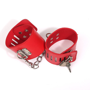 Esposas Sexuales para Adultos, Juego de Bondage Erótico SM con Esposas para Manos, Tobilleras y Cinturón, Juguetes Sexuales con Candado para la Cama - Product Image 5