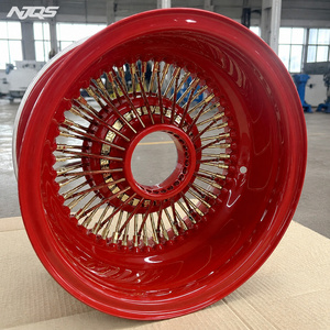 NJQS Çok Satan 13x7 5x114.3 Jantlar Yüksek Kaliteli Özel Renk Mavi Telli Jantlar - Product Image 3