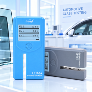 เครื่องทดสอบฟิล์มกรองแสงรถยนต์ Linshang LS163A สำหรับวัดค่า VLT แสงยูวี 365 นาโนเมตร และการส่งผ่านแสงอินฟราเรด 940 และ 1400 นาโนเมตร - Product Image 1