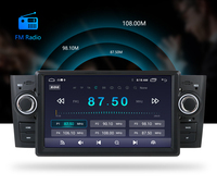 Lecteur multimédia vidéo Android 1din pour Fiat Grande Punto Linea 2007-2012 Navigation GPS Car-play Wifi