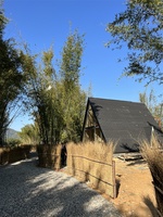 Maison préfabriquée Airbnb, maisons préfabriquées modernes, kit de cabane, maison préfabriquée triangulaire, maison modulaire mobile, mini-maison
