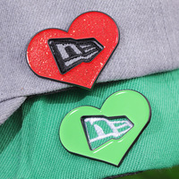 Nouveau 2024 amour coeur mode Vintage affichage émail chapeau broche casquette métal Sport chapeau broche mexique broche pour chapeau