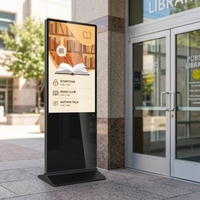 Pantalla Táctil LCD Vertical Capacitiva Infrarroja de 98"86"75"65"55"49" para Carteles Digitales, Señalización para Bibliotecas, Museos, Centros Comerciales, Anuncios Comerciales