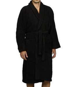 <span class=keywords><strong>Accappatoi</strong></span> in spugna di cotone 100% di grande qualità Spa Club Home quattro stagioni <span class=keywords><strong>accappatoi</strong></span> <span class=keywords><strong>neri</strong></span> - Product Image 1