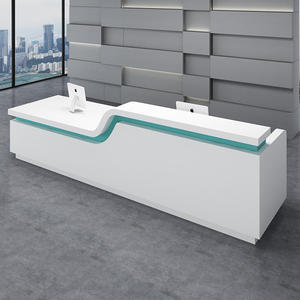 Recepción Minimalista Fabricante <span class=keywords><strong>de</strong></span> China Moderna Recepción Barbería Recepción Mostrador Salón - Product Image 4