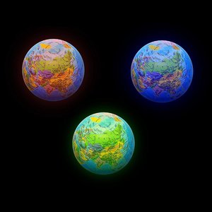 Hot bán sáng tạo tự xoay bản đồ thế giới giáo dục toàn cầu bán buôn nhựa văn phòng & Trường trang trí - Product Image 5