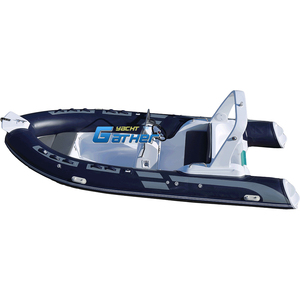 Gather RIB520 5.2M 17FT New Design Fishing Sailing Yacht Fiberglass Dingh Deep-V Hull Boat Speed <span class=keywords><strong>Canoe</strong></span> For Sale RIB520C - Product Image 2