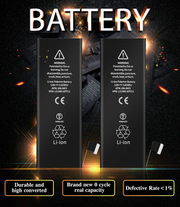 แบตเตอรี่ชาร์จซ้ำได้ความจุสูงของแท้สำหรับ <span class=keywords><strong>iPhone</strong></span> 11 12 PRO <span class=keywords><strong>6S</strong></span> 6 7 8 <span class=keywords><strong>PLUS</strong></span> x XS MAX แบตเตอรี่สำหรับ <span class=keywords><strong>iPhone</strong></span> แบตเตอรี่ลิเธียม - Product Image 2